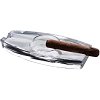 Pasabahce - Cenicero de Cristal para cigarros Pesados para Patio- Hecho a Mano- Exterior- Interior- hogar- Oficina…